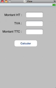 Interface Interface terminée